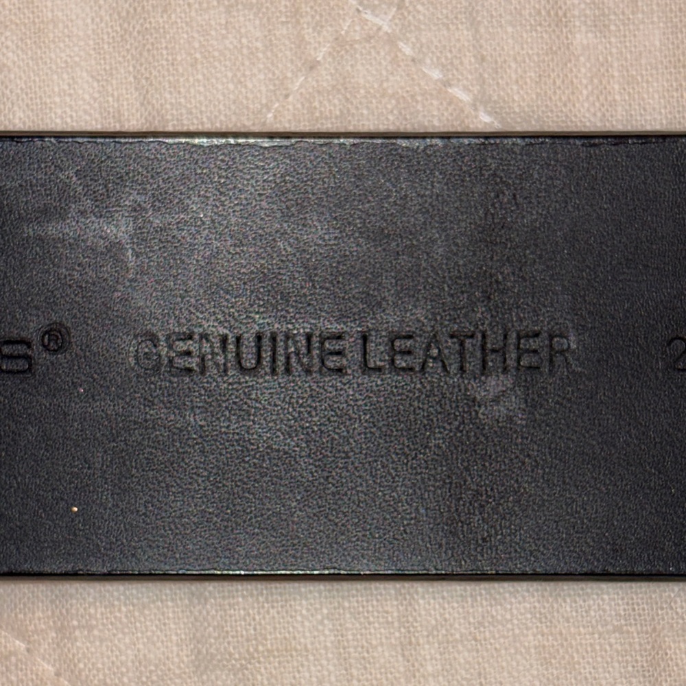 Chico's Black Belt with Silver Buckle - Picture 5 of 5